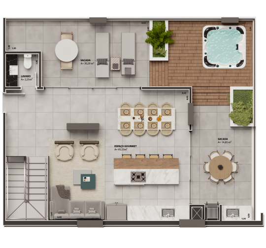 Cobertura Duplex 2801 (superior 01)